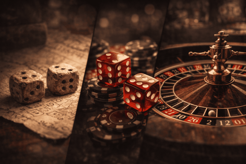 De los primeros dados hasta la ruleta moderna: evolución de los juegos de azar